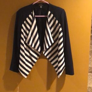 Blue and white Kenzie blazer